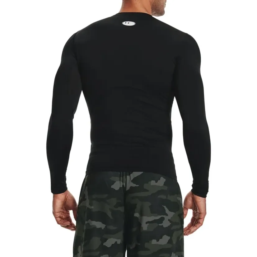 Under Armour Camiseta 1361524-001 M ML COMPRESSAO PretoBranco Poliester -4-